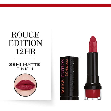 Bourjois Rouge Edition 12H Lipstick 45 Red-Outable