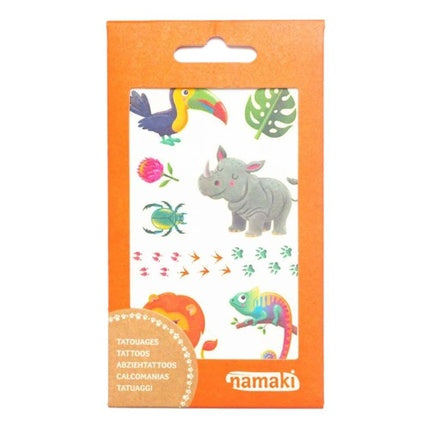 Namaki Children's Tattoos - Wild Animals