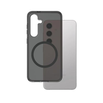 Care By Panzerglass Flagship Case Smokey with Black Qi Compatible for Galaxy S25