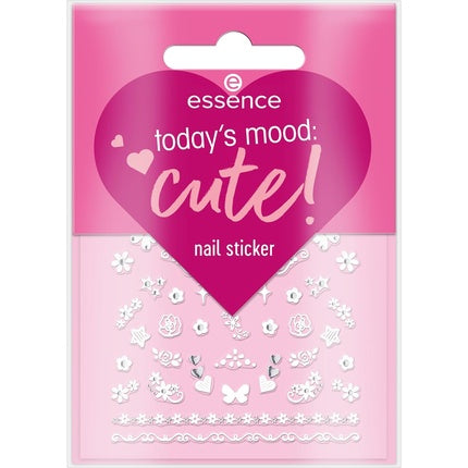 Essence Today's Mood Cute Nail Sticker White Covering Easy to Remove
