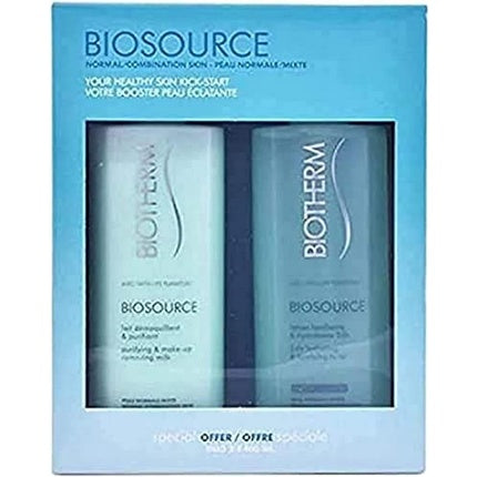 Biotherm Biosource Gift Set Hydrating and Tonifying Toner 400ml + Make Up Removing Milk 400ml