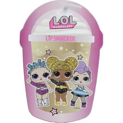 LOL Vanilla Frappe Cup Lip Balm Tin Assorted Flavor Set for Kids Girls - Pack of 4
