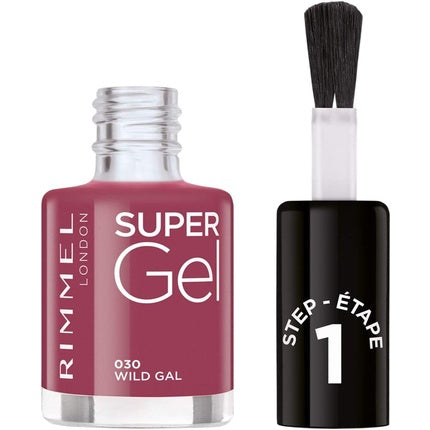 Rimmel Super Gel Nail Polish 030 Wild Gal 12mL