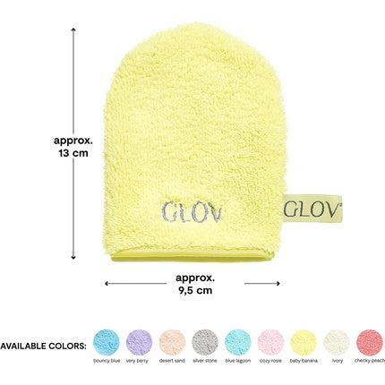 GLOV Microfibre Face Cloth Makeup Remover and Facial Cleanser - Microfibre Baby Banana