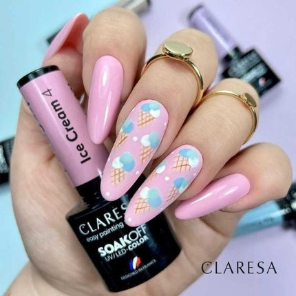 Claresa Soak Off Uv/Led Ice Cream Hybrid Nail Polish 04 5g
