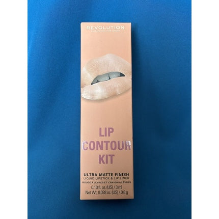 Revolution London Makeup Lip Contour Kit Ultra Matte Finish 0.10FL oz.