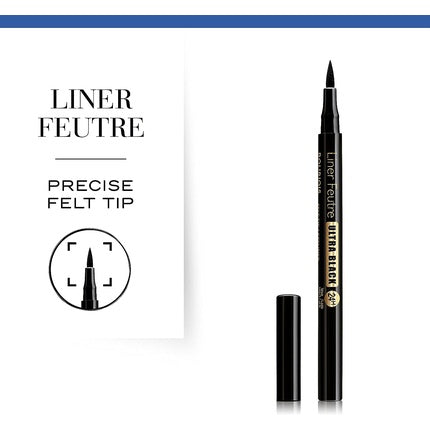 Bourjois Felt Tip Eyeliner In Ultra Black 0.8ml