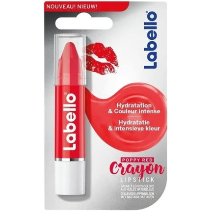 Labello Crayon Lipstick Poppy Red 3g