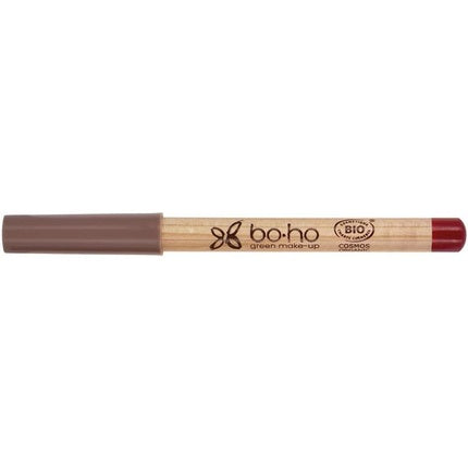 Boho Green Makeup Organic Natural Lip Pencil 1.04g - Red