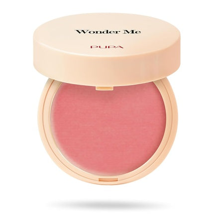 Pupa Milano Wonder Me Blush 007 Good Vibes Matt 0.141 oz - Smooth Texture - Blends Easily - No Powdery Effect - Talc-Free - Paraben-Free - Enriched with Hyaluronic Acid Powder Make Up