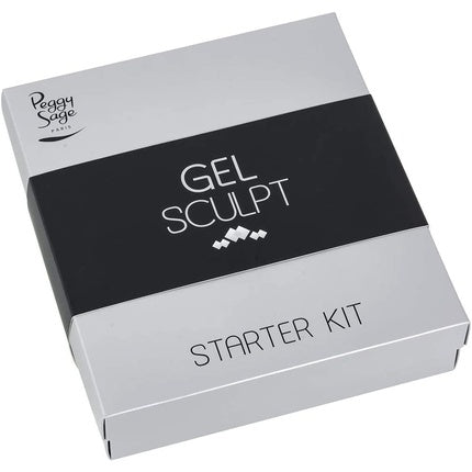 Peggy Sage Gel Sculpt Starter Kit Gel Sculpt Tube 56g + Liquid Gel Sculpt Bottle 240ml + Dual Function Brush