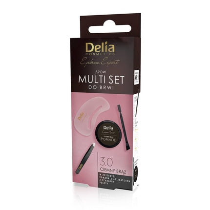 Delia Delia_Set Brow Multi Set Eyebrow Pomade 3.0 4g With Tweezers, Eyebrow Brush, And 2 Applicators