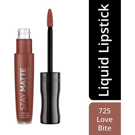 Rimmel London Stay Matte Liquid Lipstick Love Bite Nude Shade 6 5.5ml