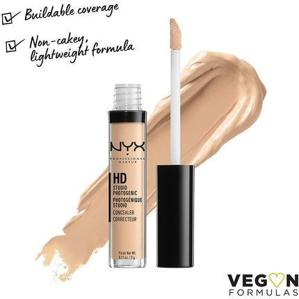 NYX Professional Makeup HD Photogenic Concealer Wand Nude Beige 3.5 3g