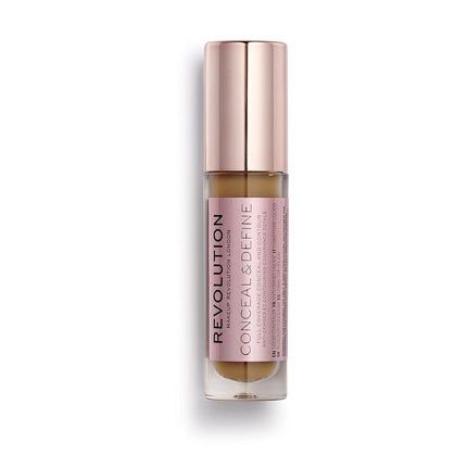 Makeup Revolution Conceal & Define Concealer Full Coverage Makeup Matte Finish Long Wear Vegan C14.5 4ml