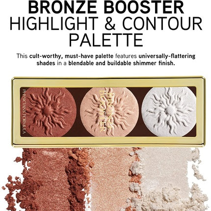 Physicians Formula Bronze Booster Glow-Boosting Strobe and Contour Palette with Angled Brush Pressed Bronzer