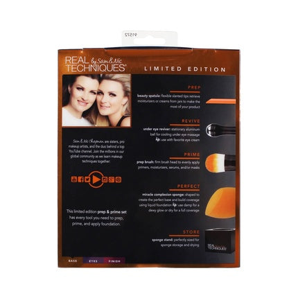 Real Techniques Prep and Prime Makeup Brush Set