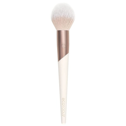 EcoTools Luxe Plush Foundation & Bronzer Blush Brush for Powder Makeup - Environmentally Friendly, Pink, Luxurious and Glamorous