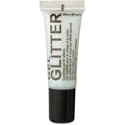 Gel Glitter Navy Blue Sparkling Glitter for Face and Body with Fine Nib Applicator