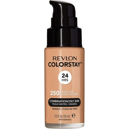 Revlon ColorStay Liquid Foundation for Combination/Oily Skin SPF 15 Matte Finish Rich Tan 30ml