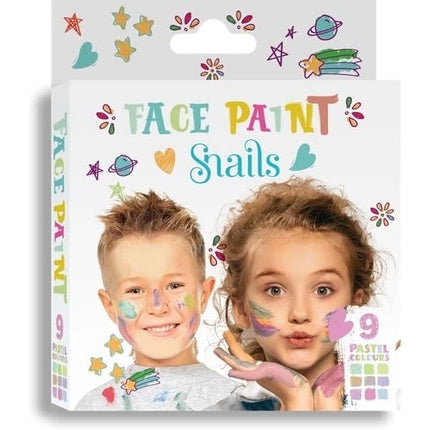 SNAILS Face Paint 9 Pastel Colors 34.6g