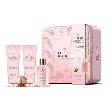 Body Care Gift Set in a Tin Vanilla & Sandalwood 4 Pieces