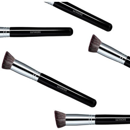 T4B LUSSONI 300 Series Professional Makeup Brushes for Bronzer, Highlighter, Blush, Powder, and Contouring - PRO 324 Angled Contour Brush