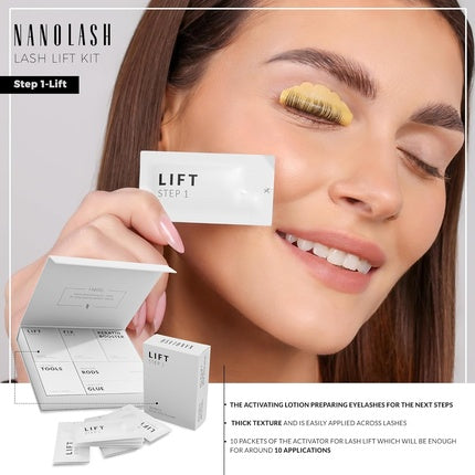 Nanolash Step 1 Lift 10 Sachets Lash Lift and Lamination Activator