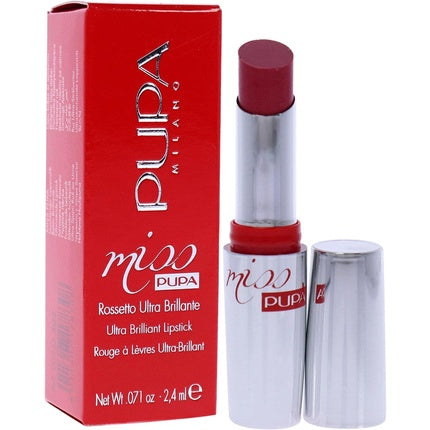 Pupa Miss Pupa Ultra Brilliant Lipstick In Shade 202, 2.4ml