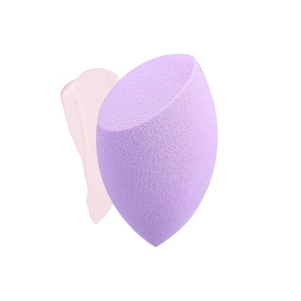 T4B ILU Olive Cut Shaped Purple Makeup Sponge
