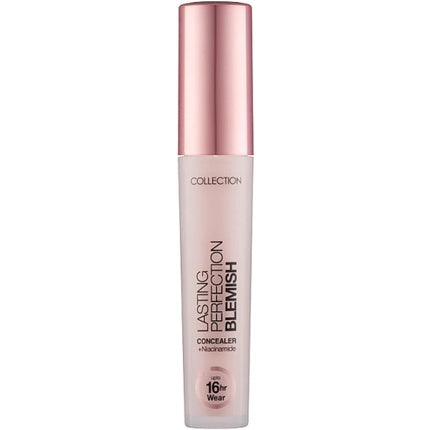 Collection Cosmetics Lasting Perfection Full Coverage Blemish Concealer with Niacinamide 4ml Rose Porcelain