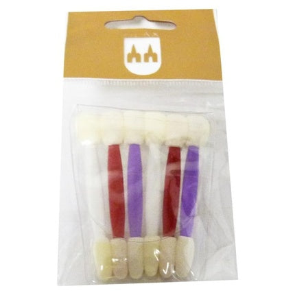 Filax Make-up Applicator Brushes 6 Colored Pieces
