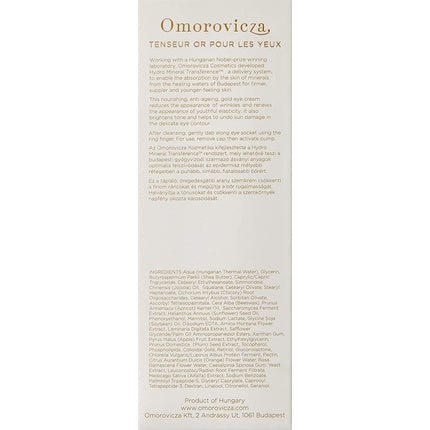 Omorovicza Omorovicza Gold Eye Lift Eye Contour Cream 15 Ml