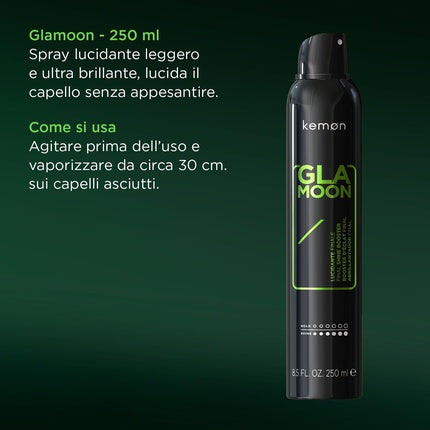 Kemon Glamoon Light Shine Spray for Very Shiny Hair