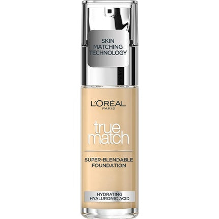L'Oreal Paris True Match Liquid Foundation with Hyaluronic Acid 30ml
