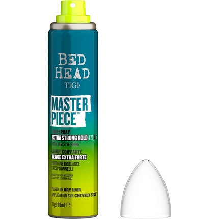 Bed Head by Tigi Masterpiece Shiny Hair Spray for Strong Hold and Shine 80ml - New Masterpiece