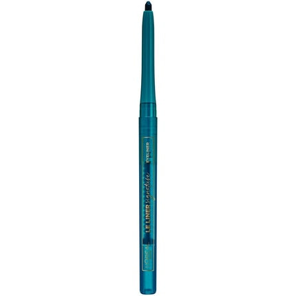 L'Oréal Paris Le Liner Signature 09 Turquoise Faux Fur Precise and Long-Lasting Eyeliner Pen Shape with Removable Lead Smudge-proof and Waterproof 1 count