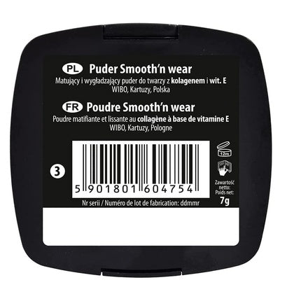 Wibo Smooth'n Wear Matte Powder - 3, 7g