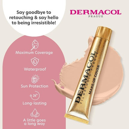 Dermacol Full Coverage Foundation Long Lasting Waterproof Cream Concealer