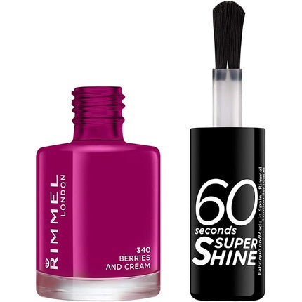 Rimmel 60 Seconds Super Shine Nail Polish 8ml Berries and Cream