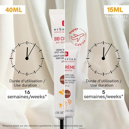 Erborian BB Cream With Ginseng Complexion Cream Baby Skin Effect Korean Cosmetic Treatment Nude 40ml