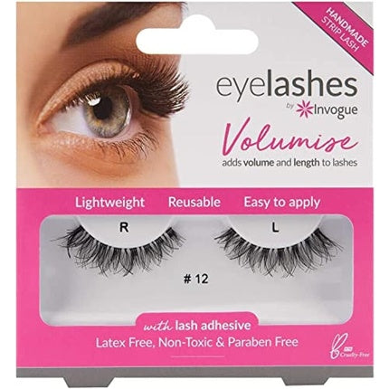 Volumizing False Eyelashes Number 12 Black