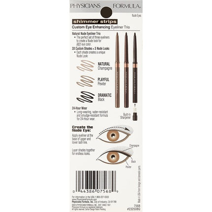 Physicians Formula Eyeliner - Glossy Strips / Individual Eye-Highlighted