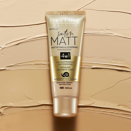 Eveline Cosmetics Satin Matt Opaque Face Primer 30ml No.101