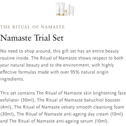 RITUALS Gift Set The Ritual of Namaste Luxury Trial Set 5 Travel-sized Skincare Products