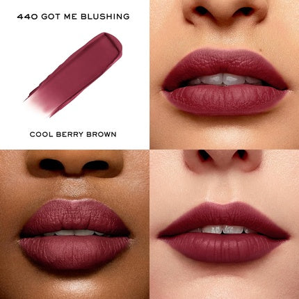 Lancôme L'Absolu Rouge Intimatte Hydrating Matte Lipstick 440 Got Me Blushing Cool Berry Brown
