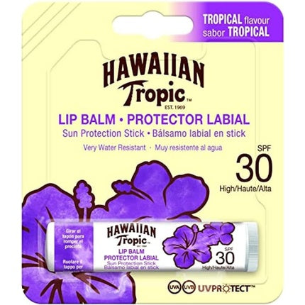 Hawaiian Tropic Tropical Lip Balm SPF 30 with Aloe Vera and Coconut Butter 4.25g