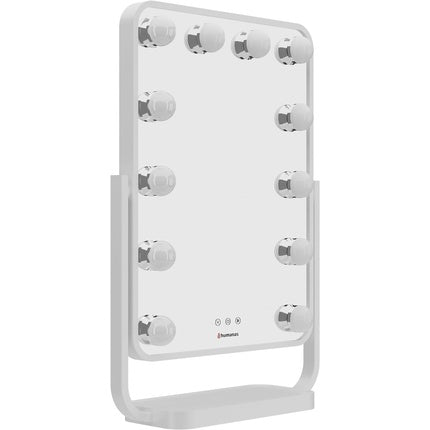 Humanas HS-HM01 Makeup Mirror with LED Lighting - White