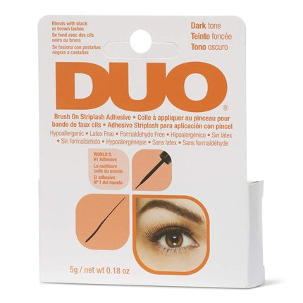 Duo Brush On Striplash Adhesive Dark Tone 0.18oz 5g