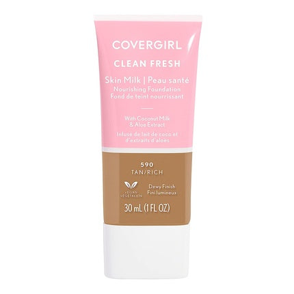 COVERGIRL Clean Fresh Skin Milk Foundation Tan/Rich 1 Fl Oz